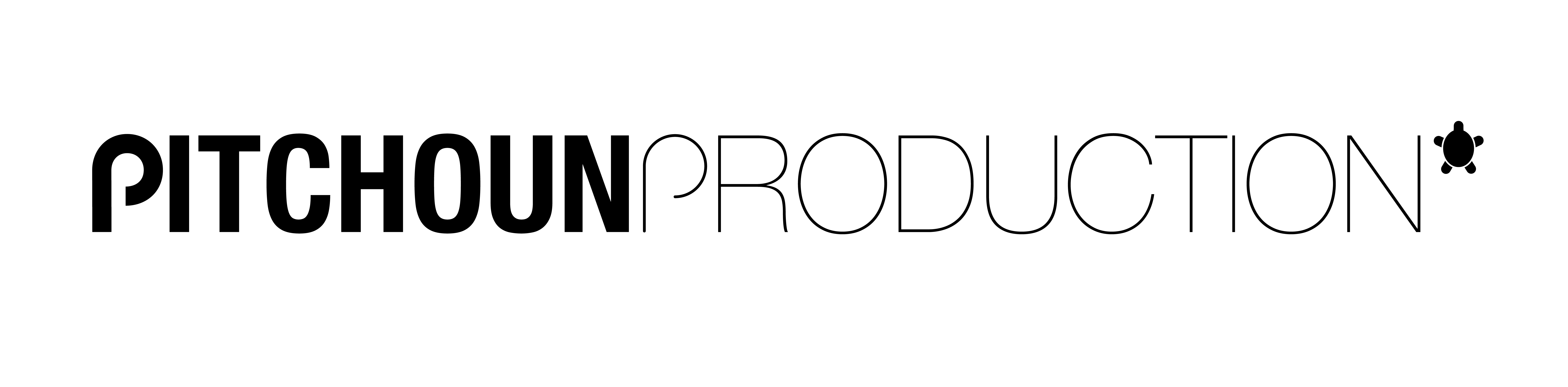 Logo Pitchoun Production horizontal negativ